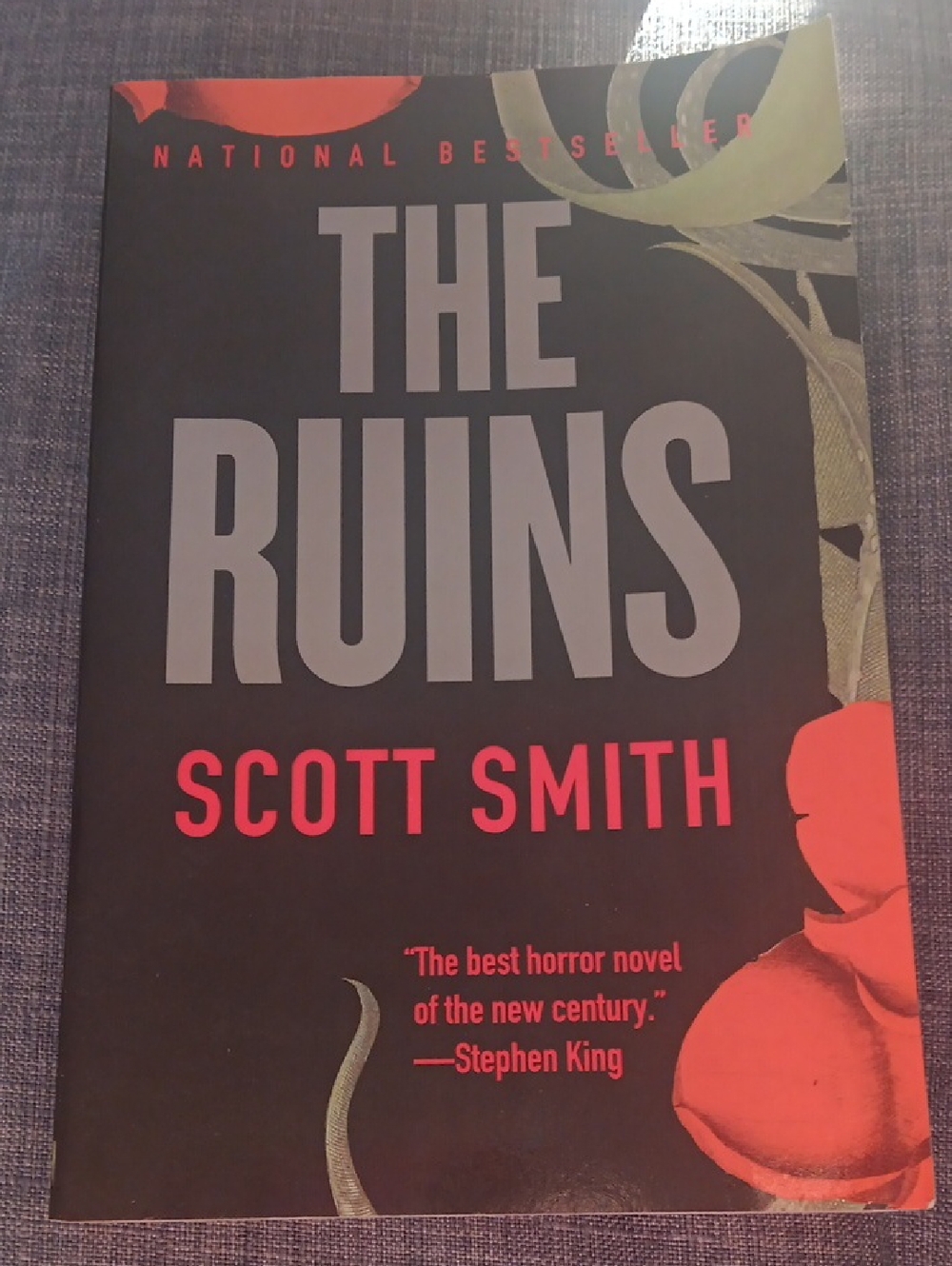 The Ruins by Scott Smith - Black & Red Paperback